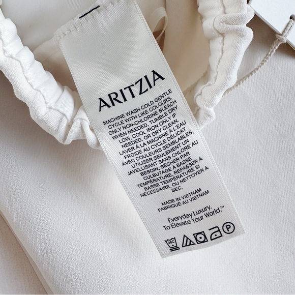 Aritzia Wilfred The Lodge Pant Crepette Light Birch - Picture 11 of 11